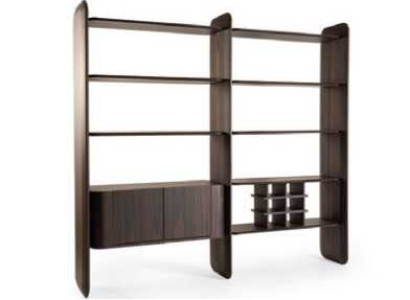 Bookshelf Wood Shelf Wardrobe Office Furnishings Designer Modern Divider Shelves